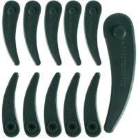 24pcs Replacement Plastic Blades Lawnmower Blade Replacement Blades for Bosch Art ART23-18Li Art 26-18Li Trimmer - 84 x 23 x 1mm