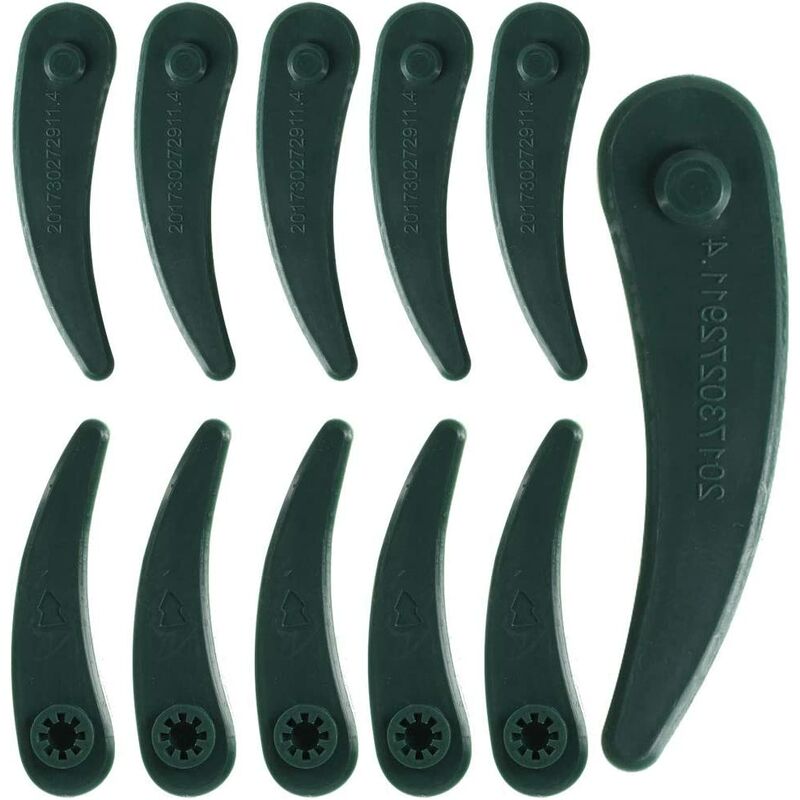 24pcs Replacement Plastic Blades Lawnmower Blade Replacement Blades for Bosch Art ART23-18Li Art 26-18Li Trimmer – 84 x 23 x 1mm