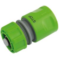 25902 Hose Connector with Water Stop Feature 1/2'' - n/a - Draper