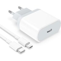 25W usb c Fast Charger and 2M Cable for iPhone 14/14 Plus/14 Pro/14 Pro Max/13/12/11/SE/X/XS/XR, AirPods, usbc Wall Plug Type c Power Supply Adapter