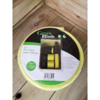 25m Kink Resistant Professional Garden Hose Pipe / Hosepipe in Yellow with Fittings