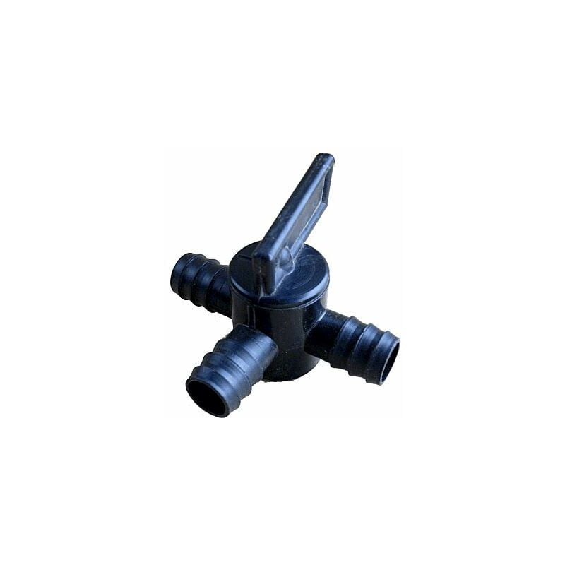 25mm 3-way Flow tap fitting - Pond or Garden Hose - Pisces
