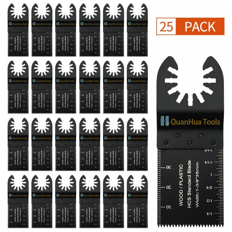 25pcs 34mm Multi-Function Saw Blade Swing Kit, Multi-Function Machine Blade, Wood Swing Saw Blade, Carbon Steel Wood Saw Blade, with Profo Marker