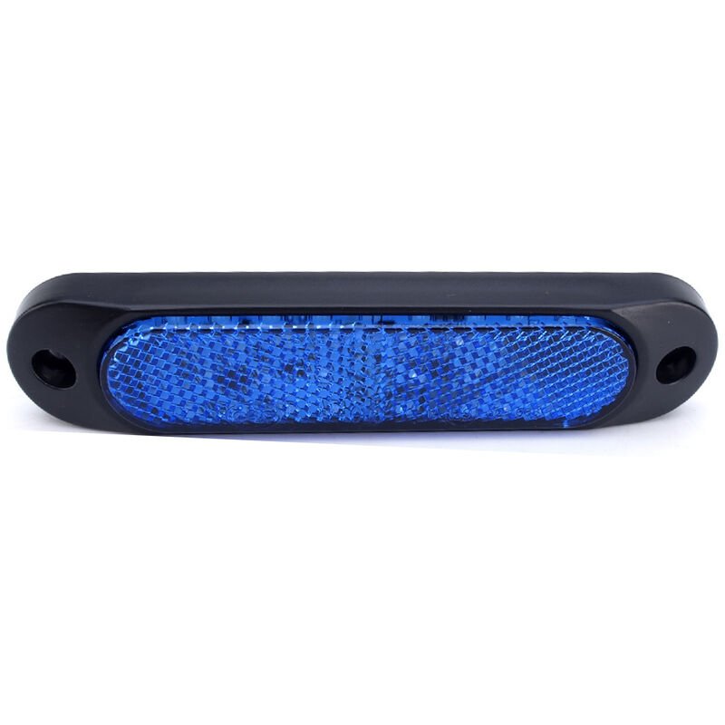 27 led Side Marker Light Indicator Lamp Reflective Warning Light Waterproof for Car Truck Trailer rv Boat Bus 10-30V, Blue - Blue