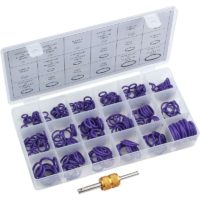 270PCS O-Rings Kit 18 Size Air Conditioning Hydraulic Replacement Seals Good Sealing On Sprinkler Fittings For Door, Window, Appliances, Bearing, Pump