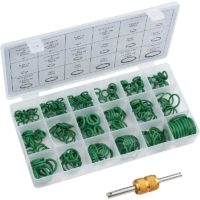 270PCS O-Rings Kit 18 Size Air Conditioning Hydraulic Replacement Seals Good Sealing On Sprinkler Fittings For Door, Window, Appliances, Bearing, Pump
