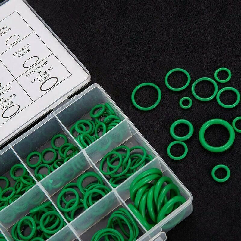 270PCS O-Rings Kit 18 Size Hydraulic Air Conditioning Replacement Seals Good Seal On Hose Fittings For Door, Window, Appliances, Bearing, Pump