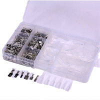 270pcs Electrical Wire Crimp Terminal Connector Male Female Spade Assorted Kit