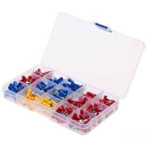 280PCS Assorted Crimp Spade Terminal Insulated Electrical Wire Cable Connector Kit Set Male Female