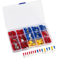 280pcs Electrical Terminals, BR-Vie Electrical Terminals for Car, Electrical Connector, Spade Terminals and Spade Terminals, Crimp Insulated