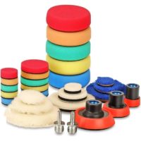29pcs 25mm 50mm 80mm Polishing Pad Polishing Sponge Polishing Sponge Kit for with M14 drill bit For Car Sanding Polishing for RO / DA Dual Action