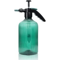 2L Fine Mist Spray Bottle Plastic, Handheld Pressure with Top Pump, Empty Sprinkler Watering Can with Adjustable Nozzle for Indoor and Outdoor