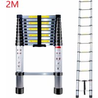 2M Aluminum Telescopic Ladder DIY Extendable Multi-function