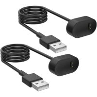 2PACK, Charging Clip Compatible for F-b In-spire and In-spire HR/A-ce 2- Replacement usb Charger Adapter Charge Cord Charging Cable(Black,31cm)