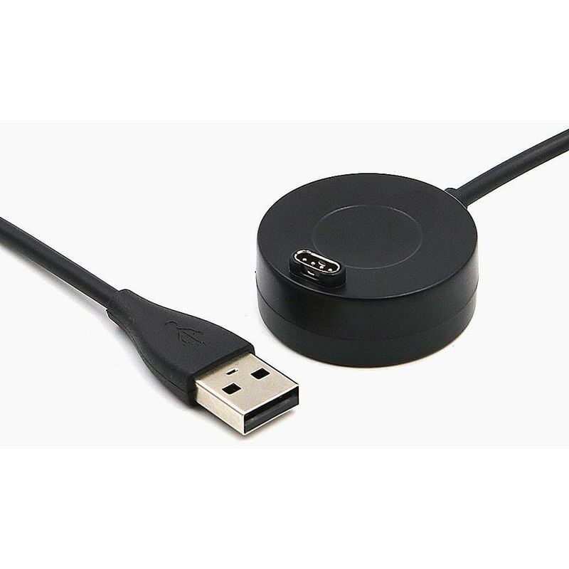 2PC, Charger Compatible with G-min V-voac-tive 3 4, V-voac-tive Ve-nu Sq,F-e-nix 5 6, Replacement usb Charging Cable Date Sync Cord (Black)