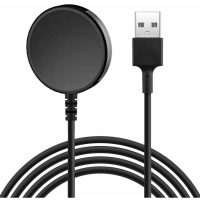 2PC, G-la-xy Watch 4 Charger EMallee Charging Dock for S-sung G-la-xy Watch4 Classic Watch 3 Ac-tive & Ac-tive 2 Accessories (Black,USB-A Port,1M)