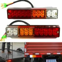 2PCS 12V LED Trailer Lights,Universal LED Tail Lights 20LED Reverse Lights Brake Turn Signal Lighting Rear Headlight for Trailer Truck Tractor