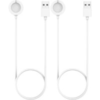 2PC,Smartwatch Rapid Charger Magnetic Compatible with Fo-ssil Gen 6/5/4(White,1M)