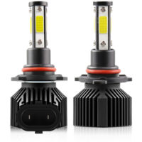 2Pcs IP68 Waterproof Car led Headlight Bulbs led Driving Lamp All-in-one Conversion Kit 9006HB4 50W, Lamp holder-9006 - Lamp holder-9006