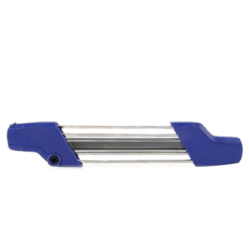 2in1 Knife Sharpener Chains Sharpener Chains Manual Grinding Tool Sharpener Quick Sharpener Sharpen Grind Fits - Blue 4.0mm