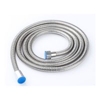 2m Stainless Steel Shower Hose, Double Safety Technology, Immediate Installation, Metal Hose with Swivel, Universal Shower Hose, for Hand Shower