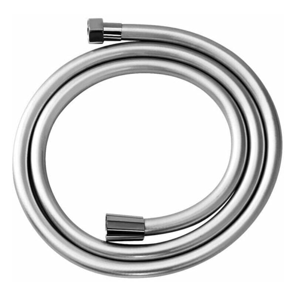 2m smooth chrome extra long shower hose