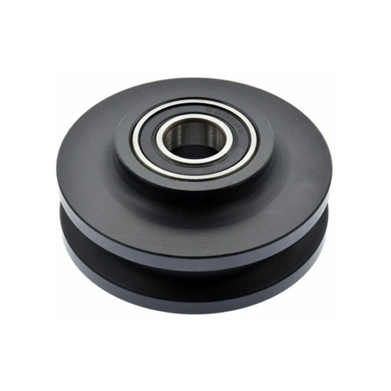 2pc v groove wheel, 50mm sliding gate wheels, steel wheels with v groove, for sliding gate, factory door, driveway door, load capacity 295kg per