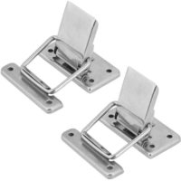 2pccs Moraillon de Porte, Loquet du Moraillon, closure with a stainless steel jurisdiction lever for box, box, drawer, cabinet, medical kit