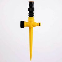 2pcs Garden Sprinkler 360° Rotation Automatic Irrigation System Garden Lawn Sprinkler Patio Multi-Function-Adjustable Multi-Tip Lawn Sprinkler