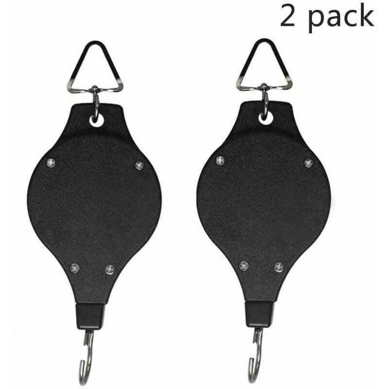 2pcs Gardening Telescopic Lift Hanging Hook Hanging Pot Orchid Pot Hook Hardware SuppliesSuitable for Horticultural Gardens