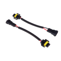 2pcs H8 H9 H11 Wiring Harness Socket Wire Connector Plug Adapter for hid led Foglight Head Light Lamp Bulb