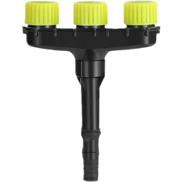 3 Köpfe Sprinkler Adapter Garten Sprinkler Gießgras Rasen Rotary Düse Rotierende Wasser Sprinkler System Gartenbedarf