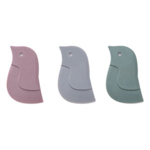 3 Pack Silicone Scraper,Betterlife Kitchen Tool Plate Scraper Multi-Function Easy to Use Reusable Cleaning