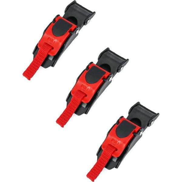 3 Pcs Motorcycle Helmet Buckle, Quick Release Buckles with Strap for Motorcycle/Bike Helmet