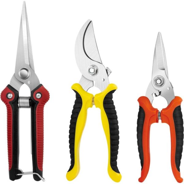 3 Pcs Secateurs Scissors, Hand Gardening Pruning Shears for Bonsai, Gardening Scissors, Gardening Pr