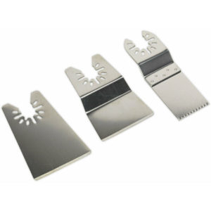 3 Piece Multi-Tool Blade Set - Offset Cutting Blade & Scraper - Straight Scraper