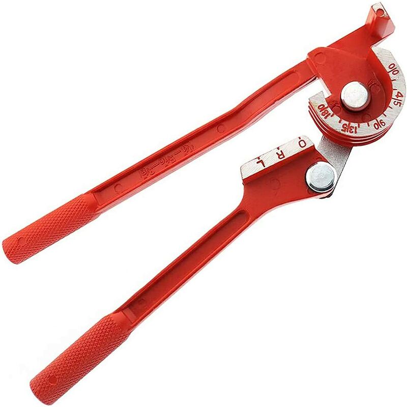 3-in-1 Manual Tube Bender Size 180 Degree Lever Type Heavy Duty Bend Copper Brass Aluminum and Soft Metal for hvac Water Gas Piping