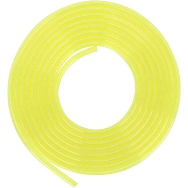 3 -meter fuel pipes, fuel carburetor hose fuel line gasoline pipe for lawn mower and mower, yellow (3 5 mm)