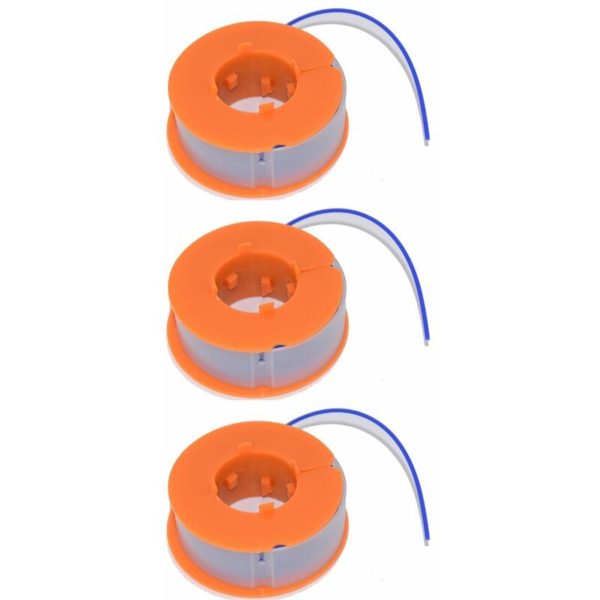 3 x Strimmer Trimmer Spool And Line Fits Bosch ART26 Combitrim