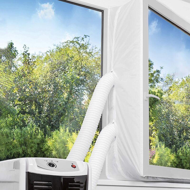 300cm Air Conditioner Window Caulking Kit Air Conditioner Window Seal Window Caulking Cloth for All Portable Air Conditioner and Dryer Easy