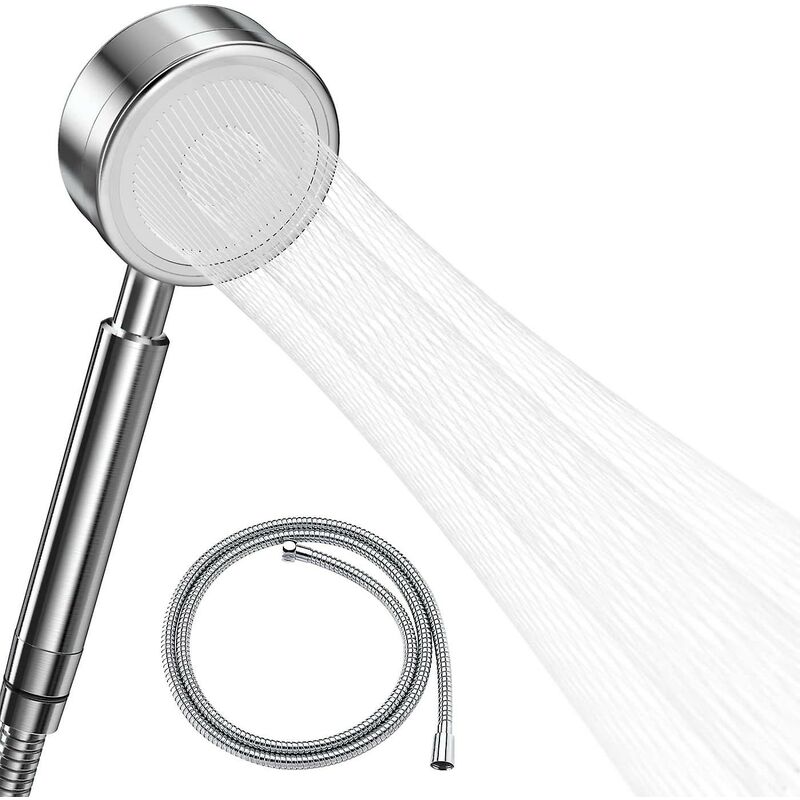 304 High Pressure Shower Head With 1.5m Hose, Saving Easy Installation ...