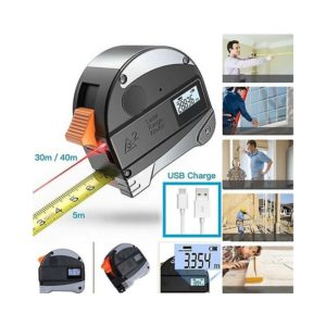 30/40M laser measuring tape retractable digital electronic roulette stainless tape measure multi angle measuring tool dropship 30m