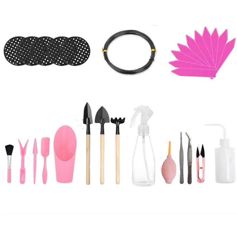 14 Pcs Succulent Plant Tools Set Mini Garden Planting Watering Tool Kit