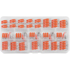 30pcs Flame Retardant Cable Connector Set Universal Wire Connectors Case Kit Quick Terminals