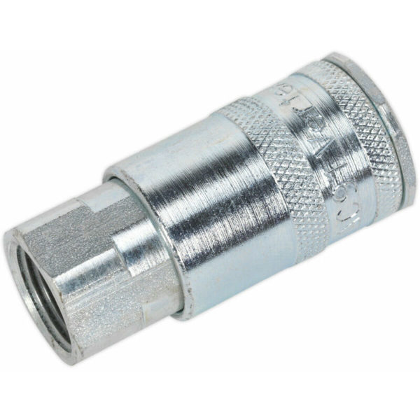 3/8 Inch bspt Coupling Body Adaptor - Female Thread Slim Profile Airline Coupler