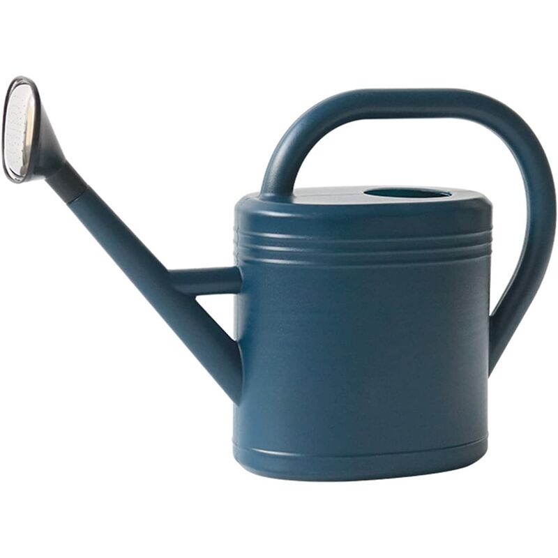 3L 10 Watering Can, Long Spout Watering Can, with Rose Shower Head, Gardening Tools for Indoor and Outdoor Plants and Flowers (Blue)