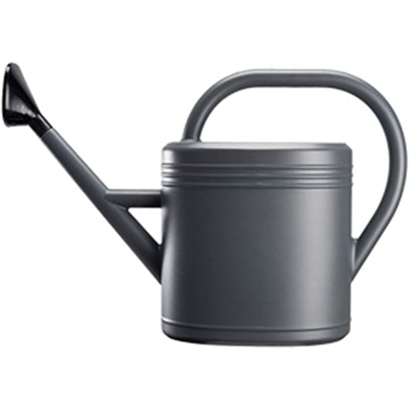 3L 10 Watering Can, Long Spout Watering Can, with Rose Shower Head, Gardening Tools for Indoor and Outdoor Plants and Flowers (Gray)