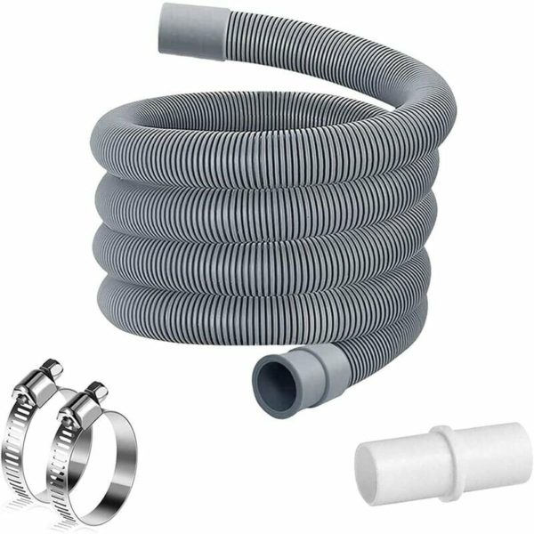 3M Washing Machine Drain, Washing Machine Hose, Extension Hose, Universal Drain Hose Extension Kit for Washing Machine and Dishwasher