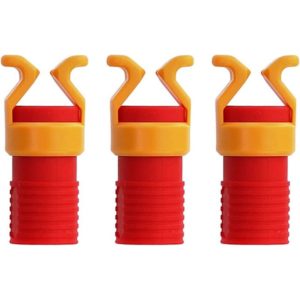 3Pcs Universal Screw Holder Set Clamp Screw Holder for 6-8mm Screwdriver Blade Screw Bits Multi-Function Hand Power Tool Accessories, Red