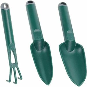 3pcs Gardening Tool Set Mini Rake Trowel Transplanter Bonsai Tools for Manicuring Succulents Flowers Bonsai Tranplanting